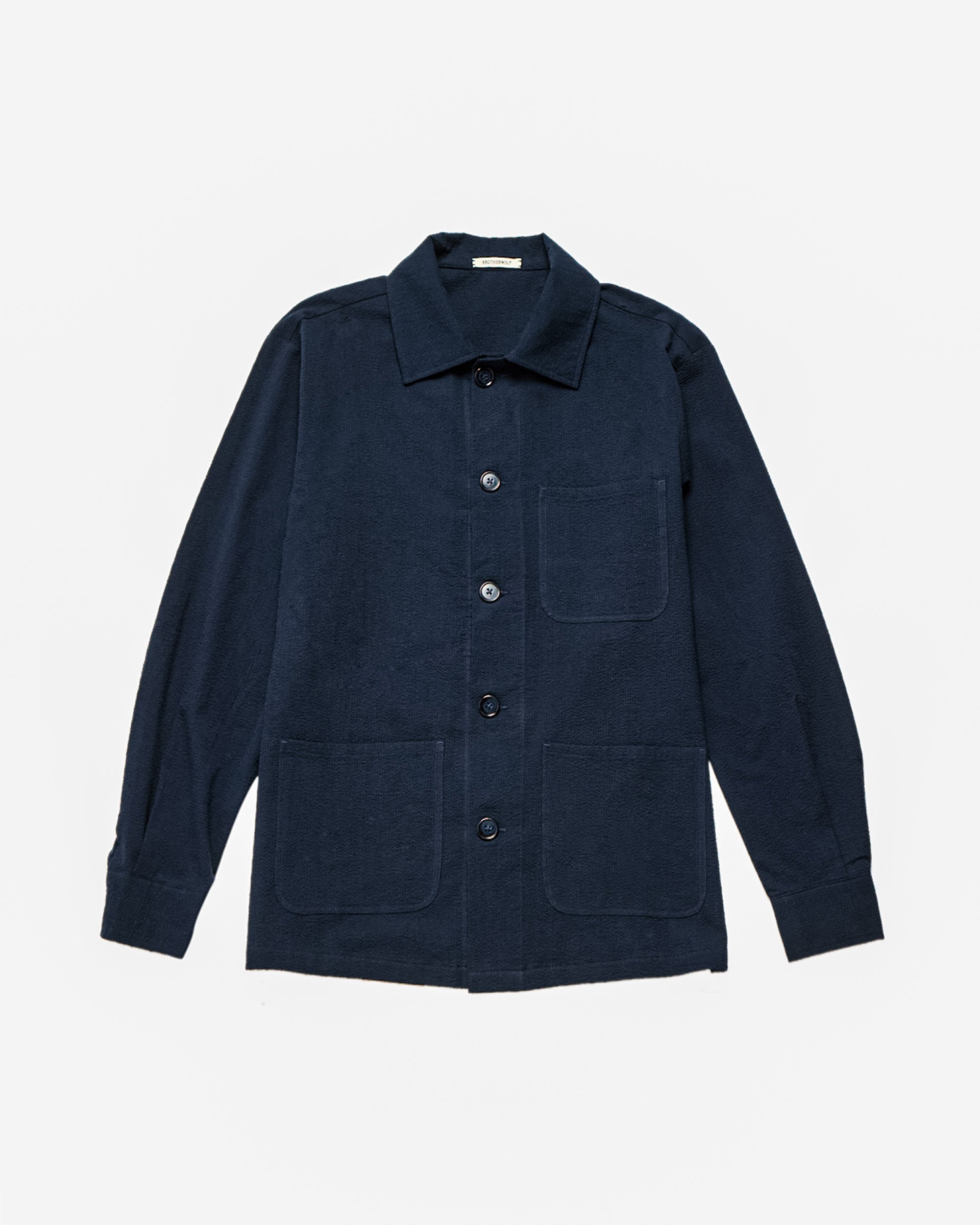 Seersucker - Navy