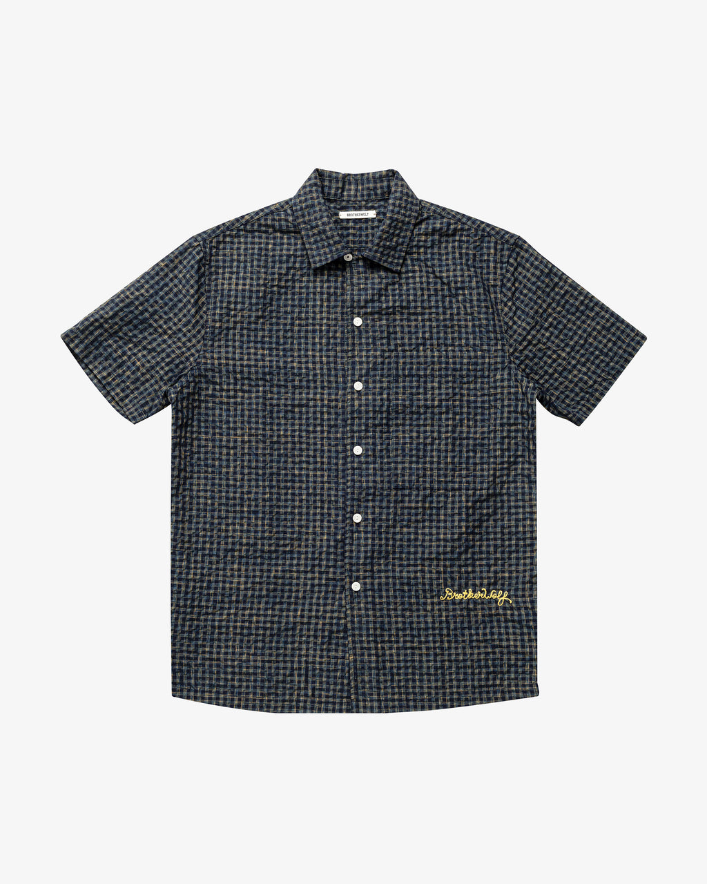 Check S/S Shirt - Navy