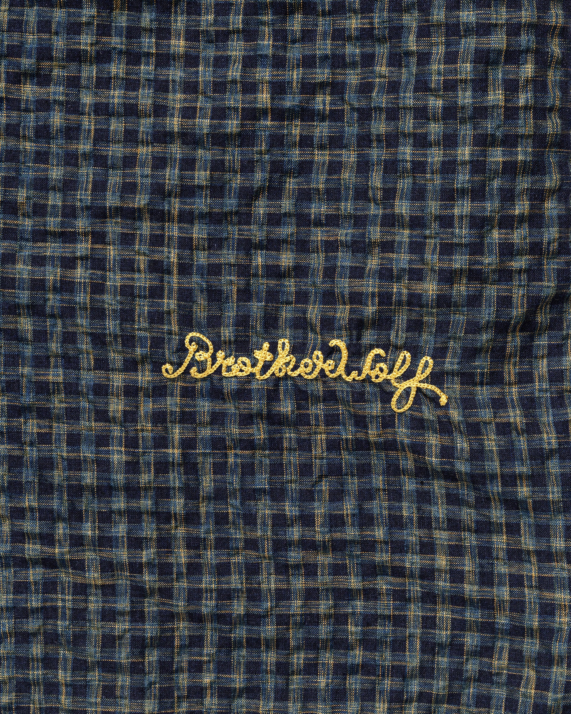 Check S/S Shirt - Navy