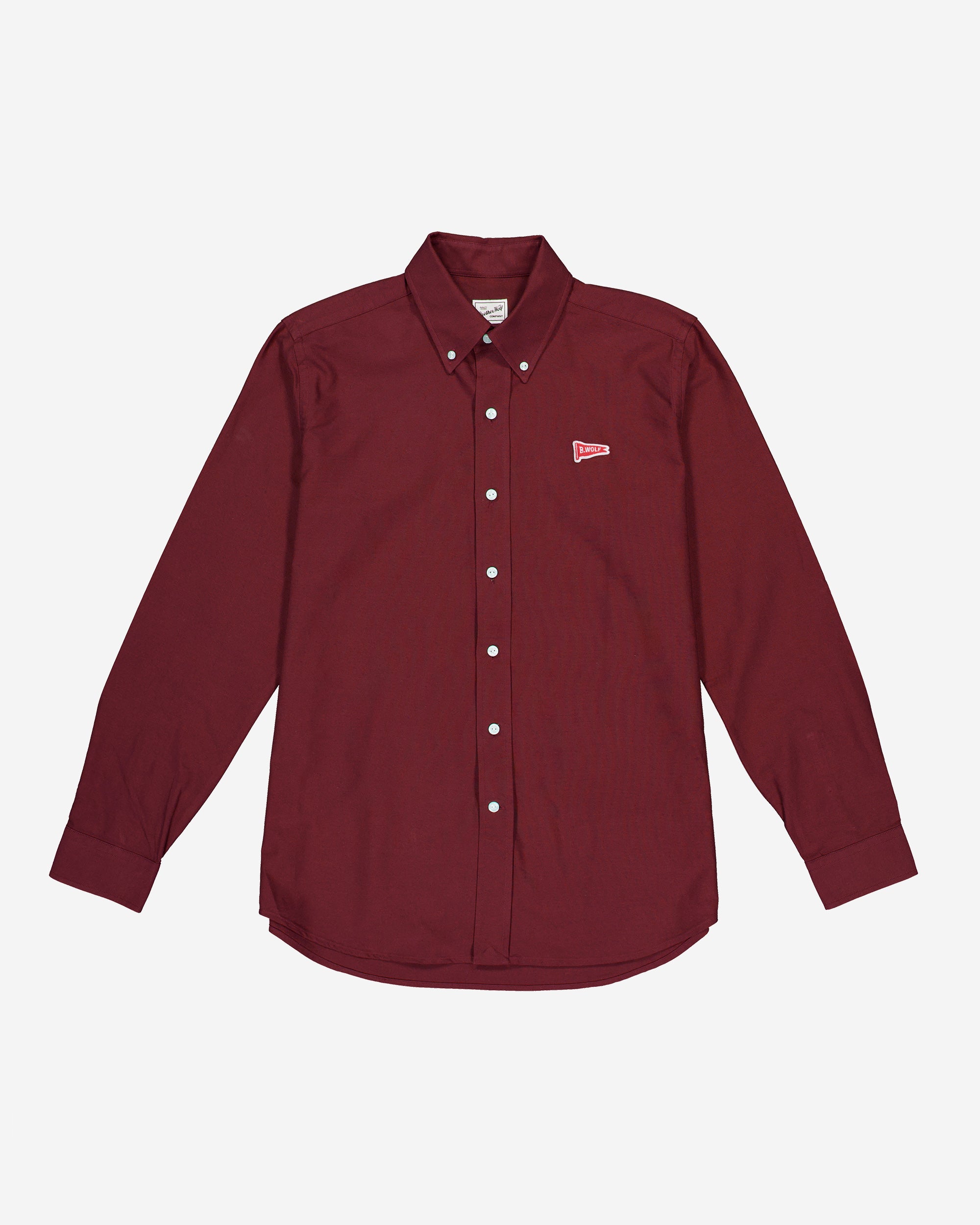Field Shirt - Burgundy (With Flag Motif Emb)