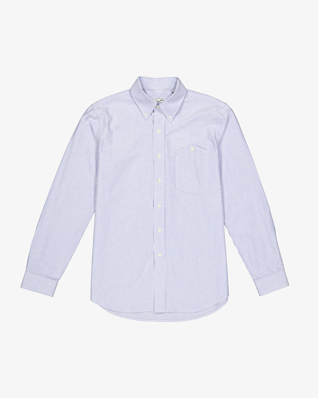 Button down (stripes) - Light Blue
