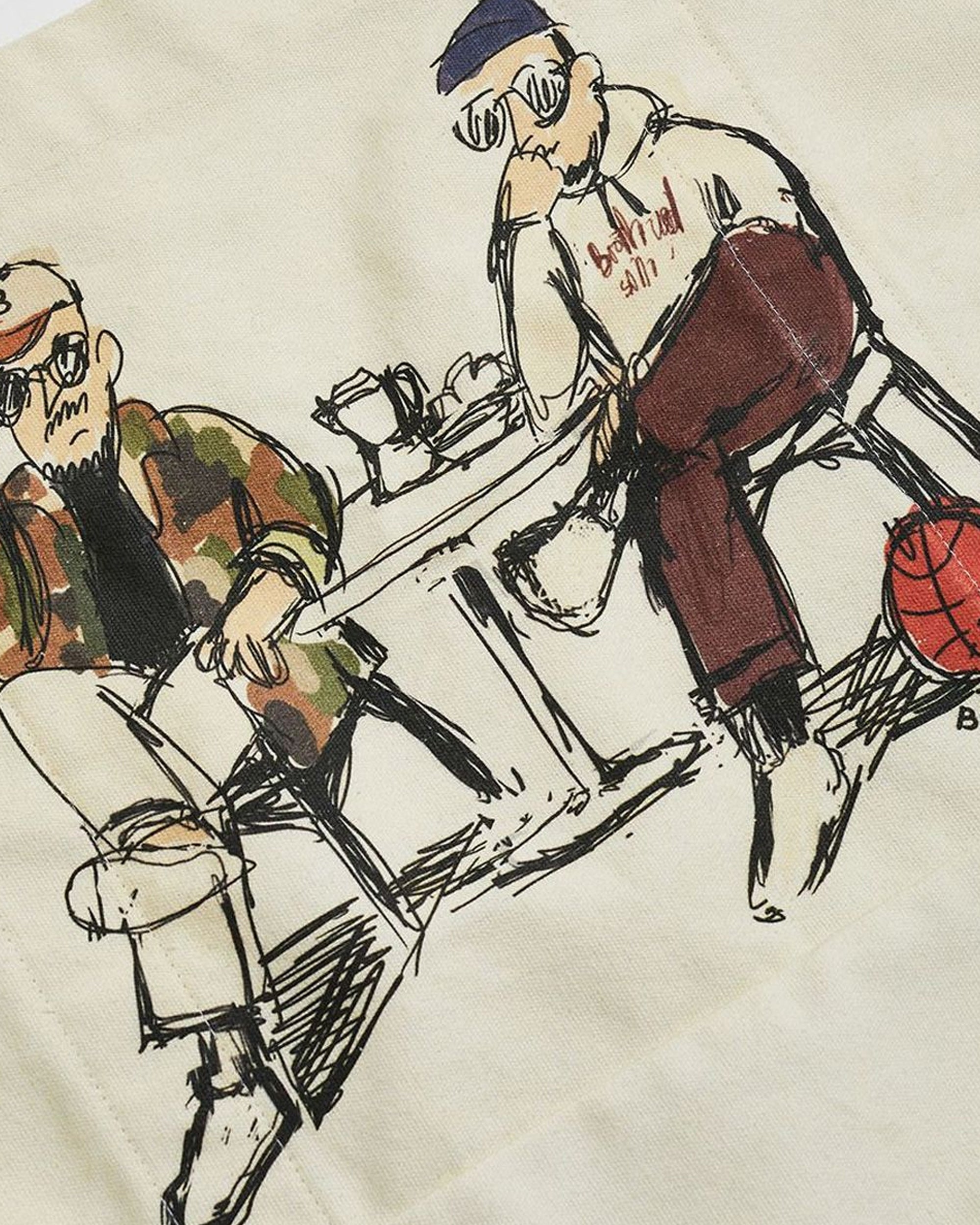 Sketch Tote Bag - Off white