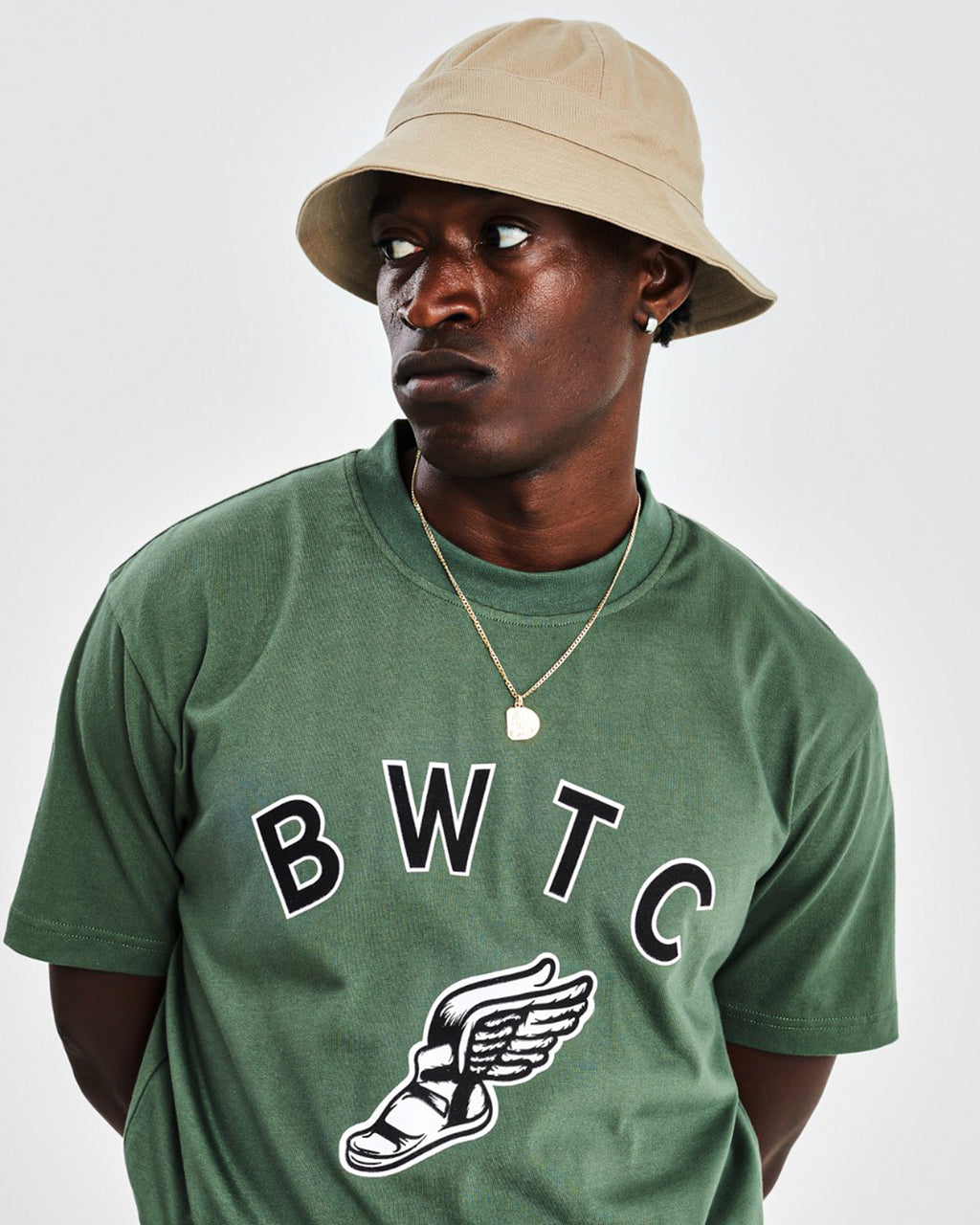 Tee shirt (Regular Fit Tee) (BWTC Print) - Olive
