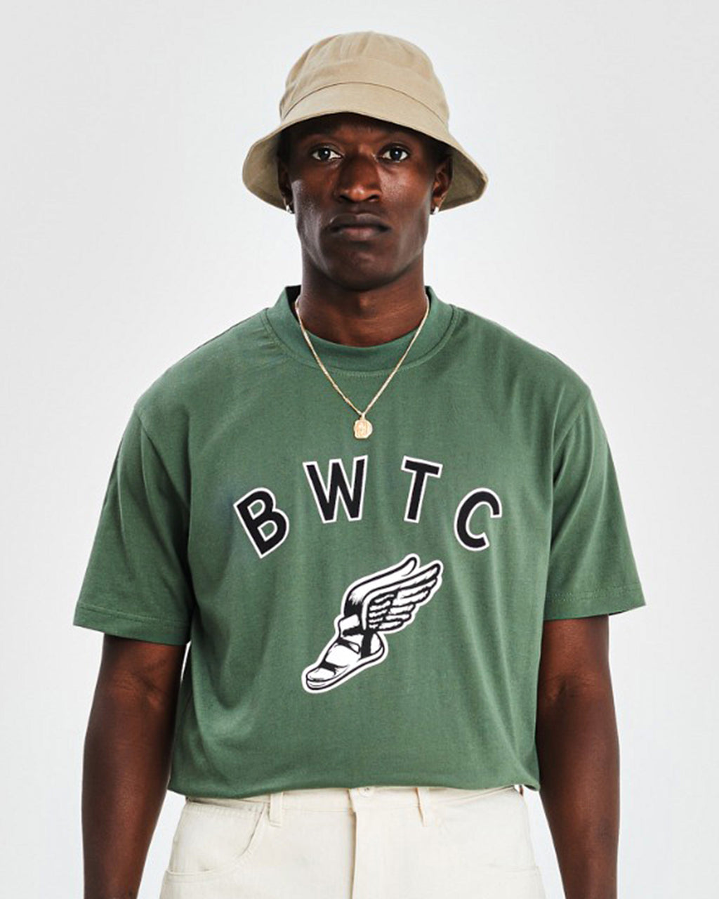 Tee shirt (Regular Fit Tee) (BWTC Print) - Olive