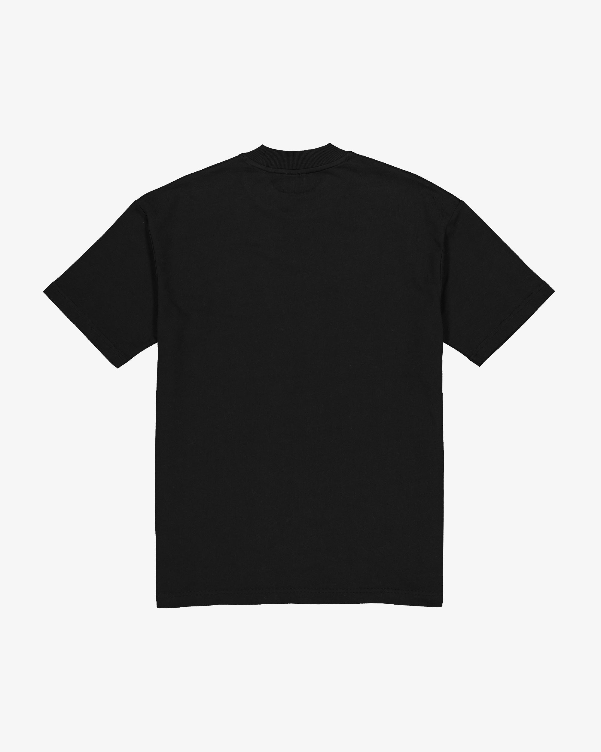 Regular fit Tee (Signature Brother Wolf Embroidery) - Black