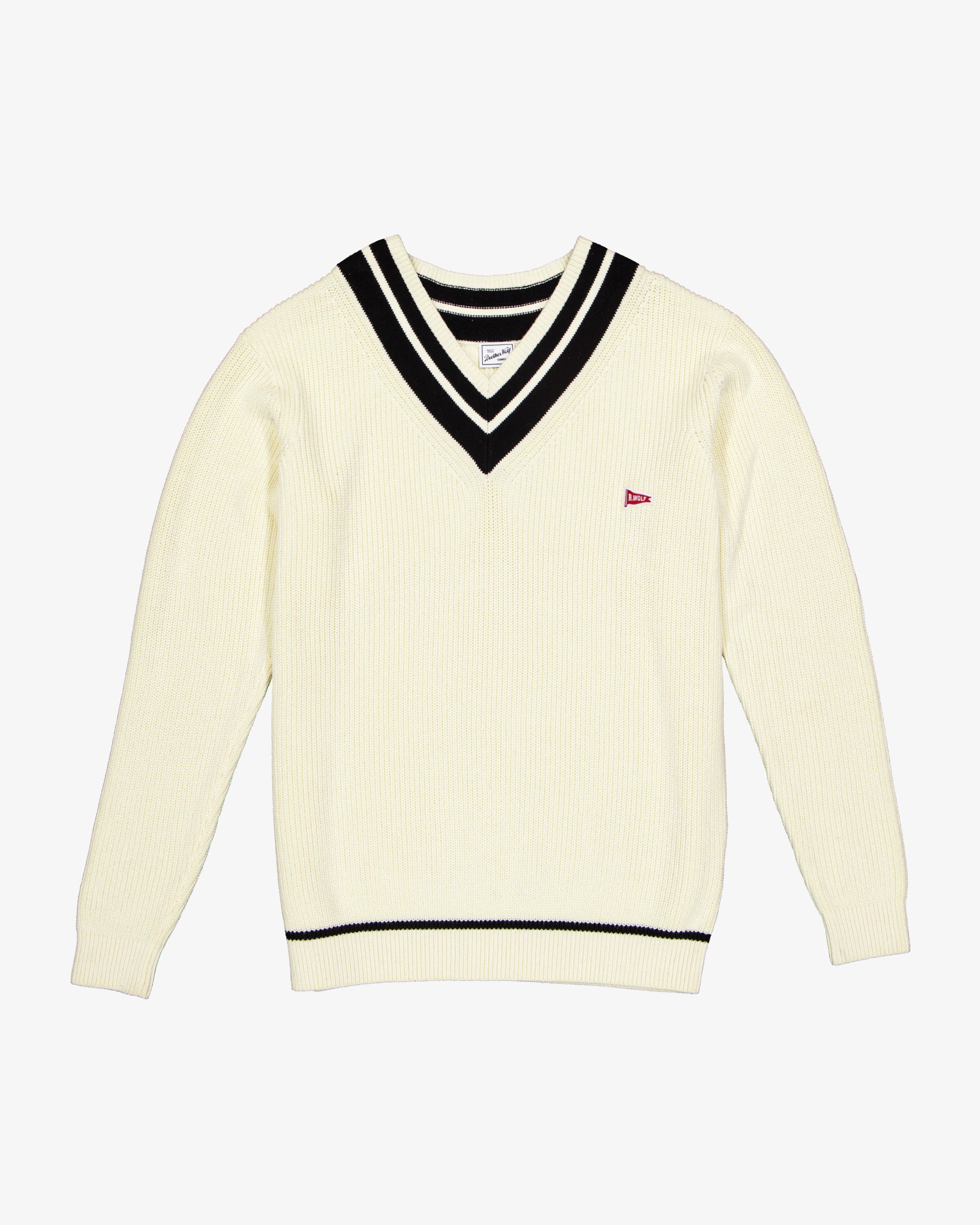 Cricket Sweater - White