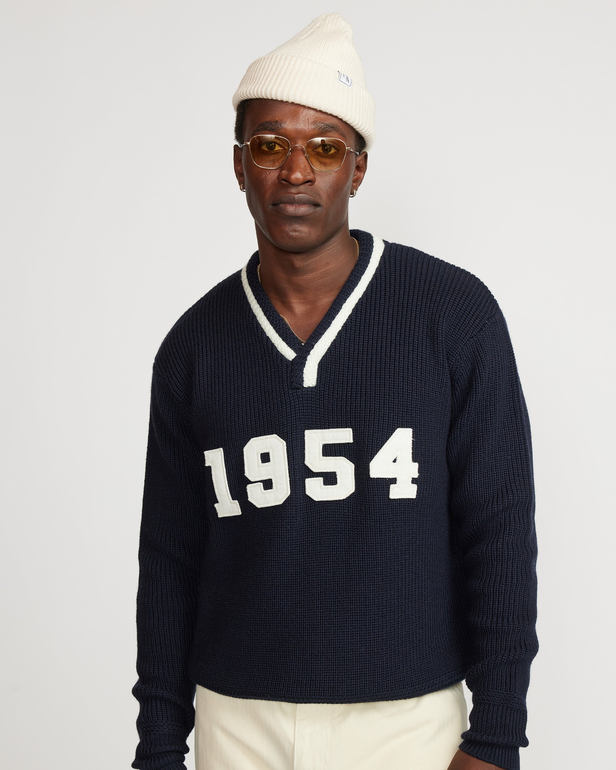 1954 Varsity knit - Navy – Brotherwolf
