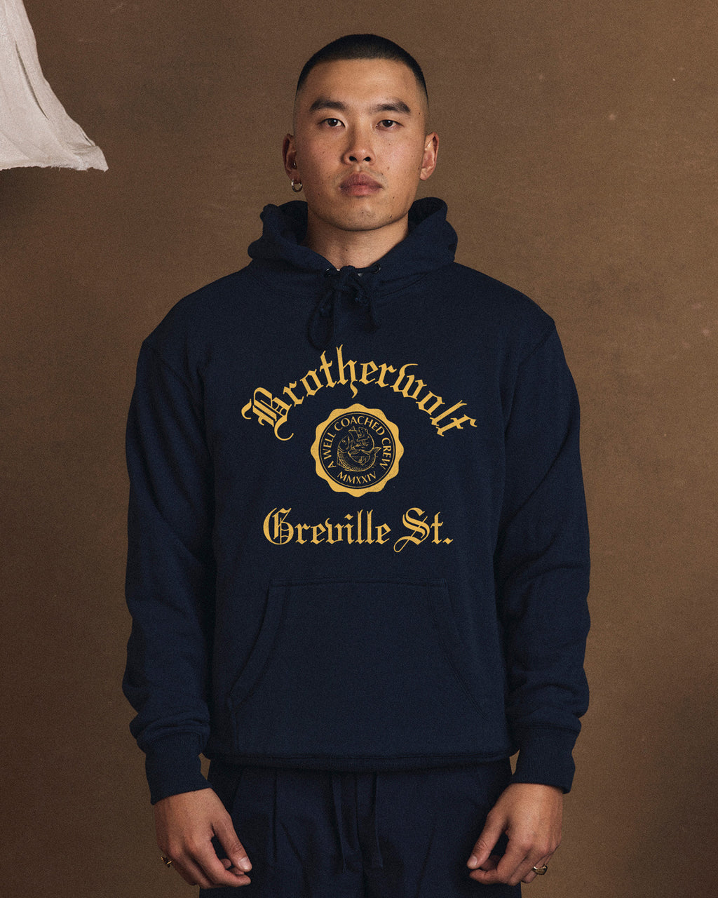 College Hoodie - Navy