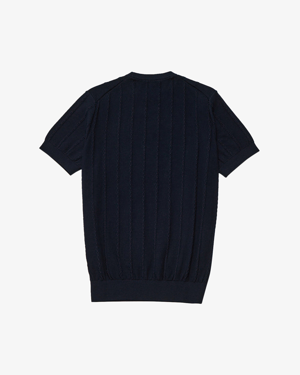 Cable Tee - Navy Blue