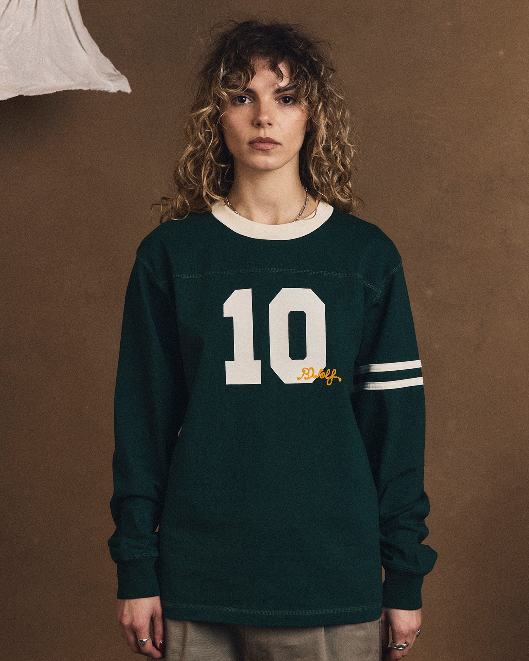 Football L/S Tee - Green