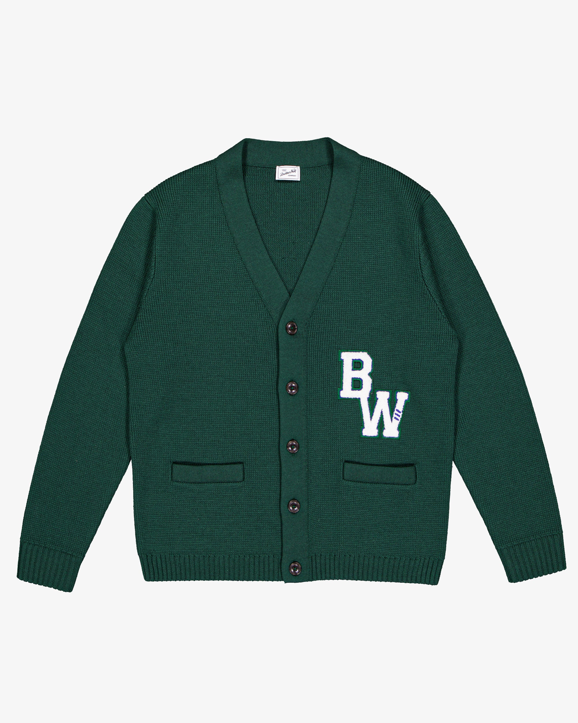 College cardigan - Green