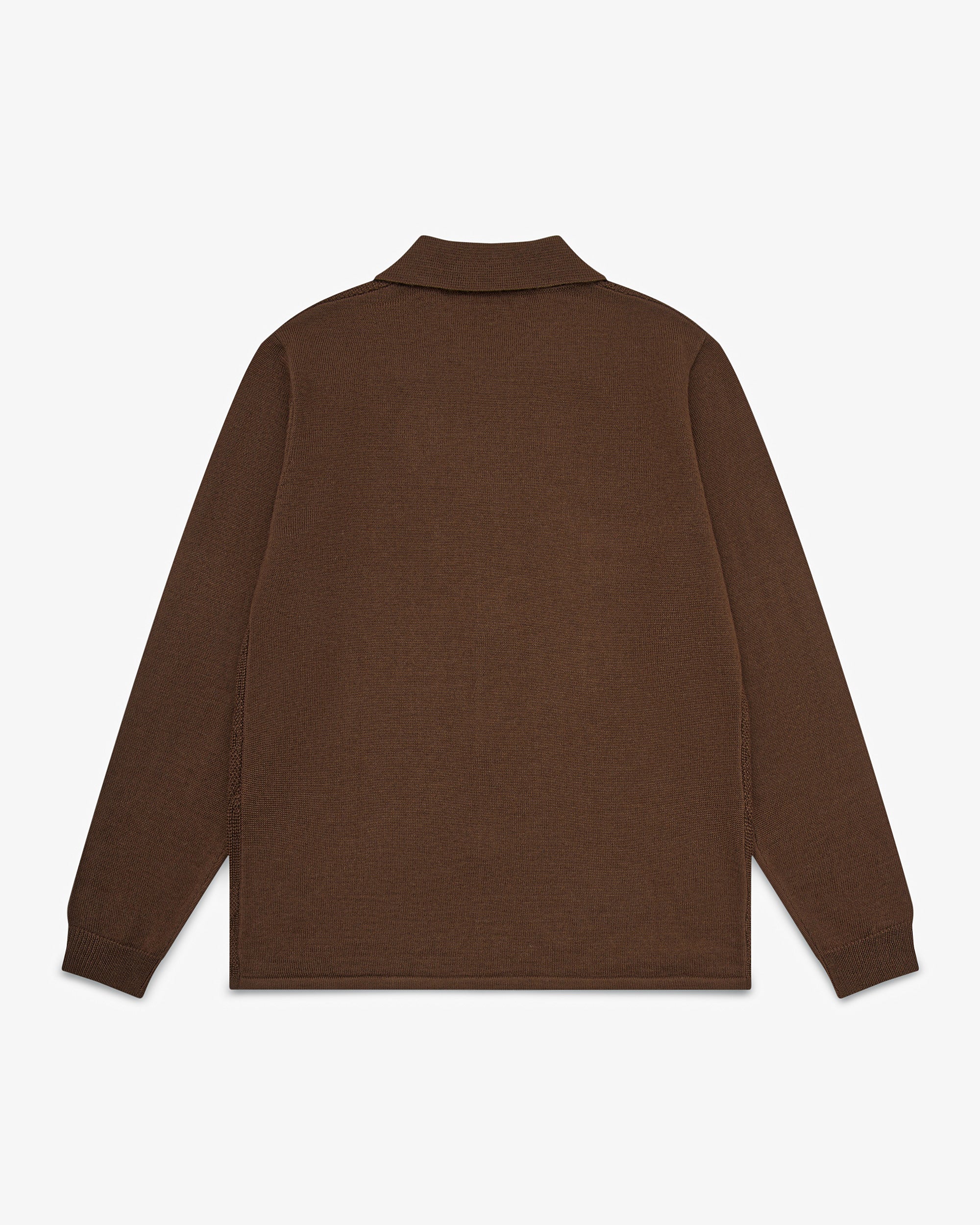 Plaid Knit - Brown