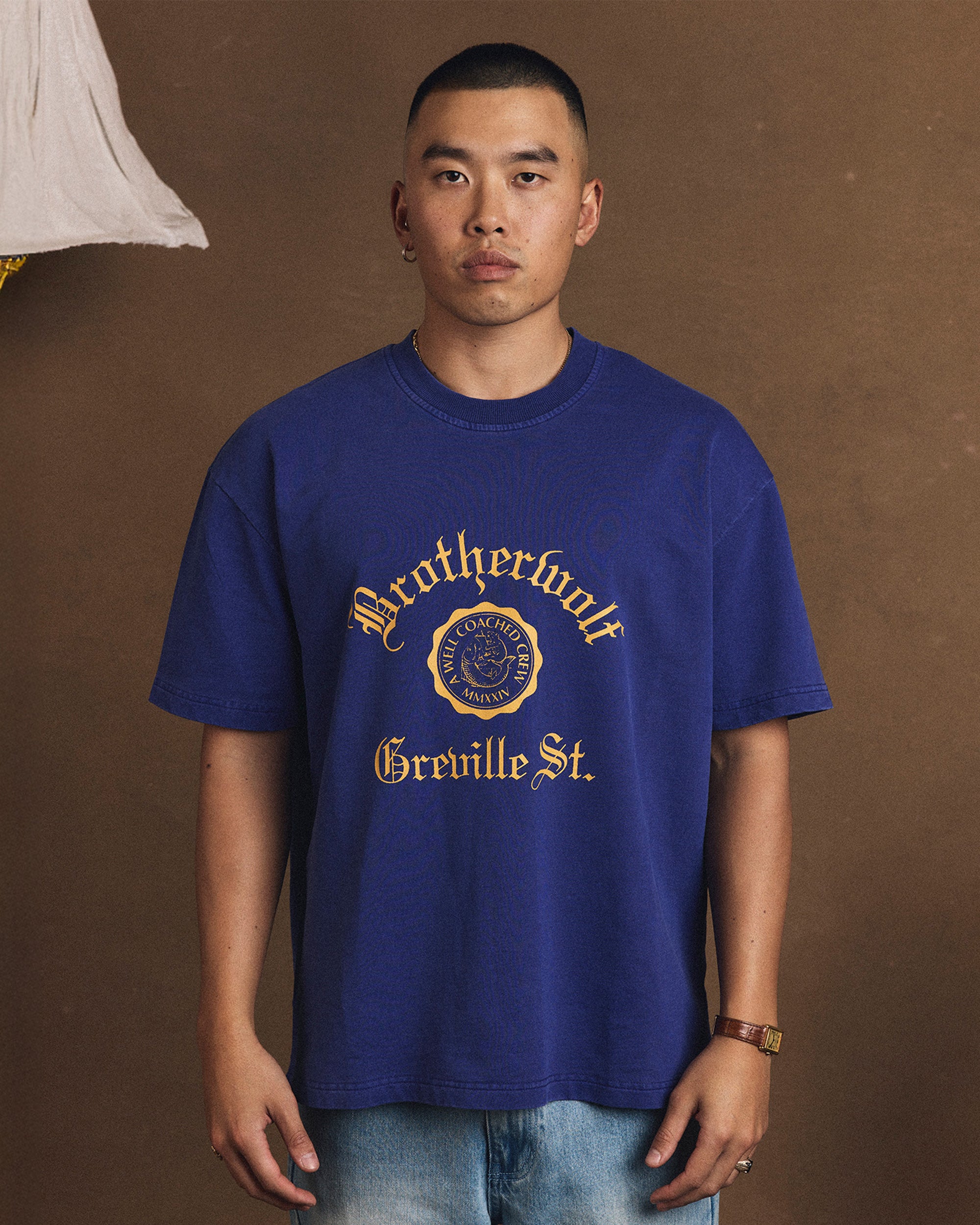 College Tee - Navy