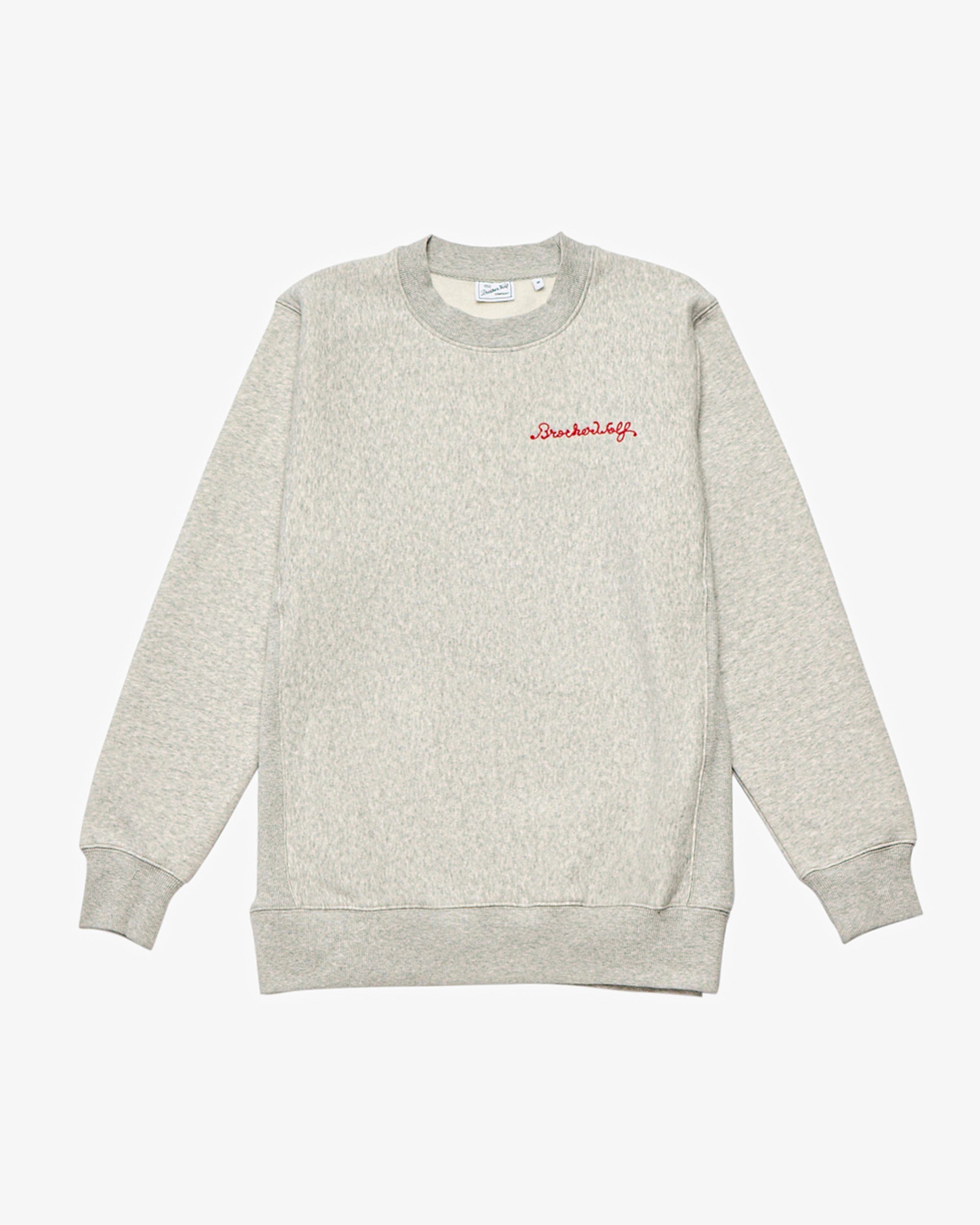 Chain Stitch Crew - White Marle