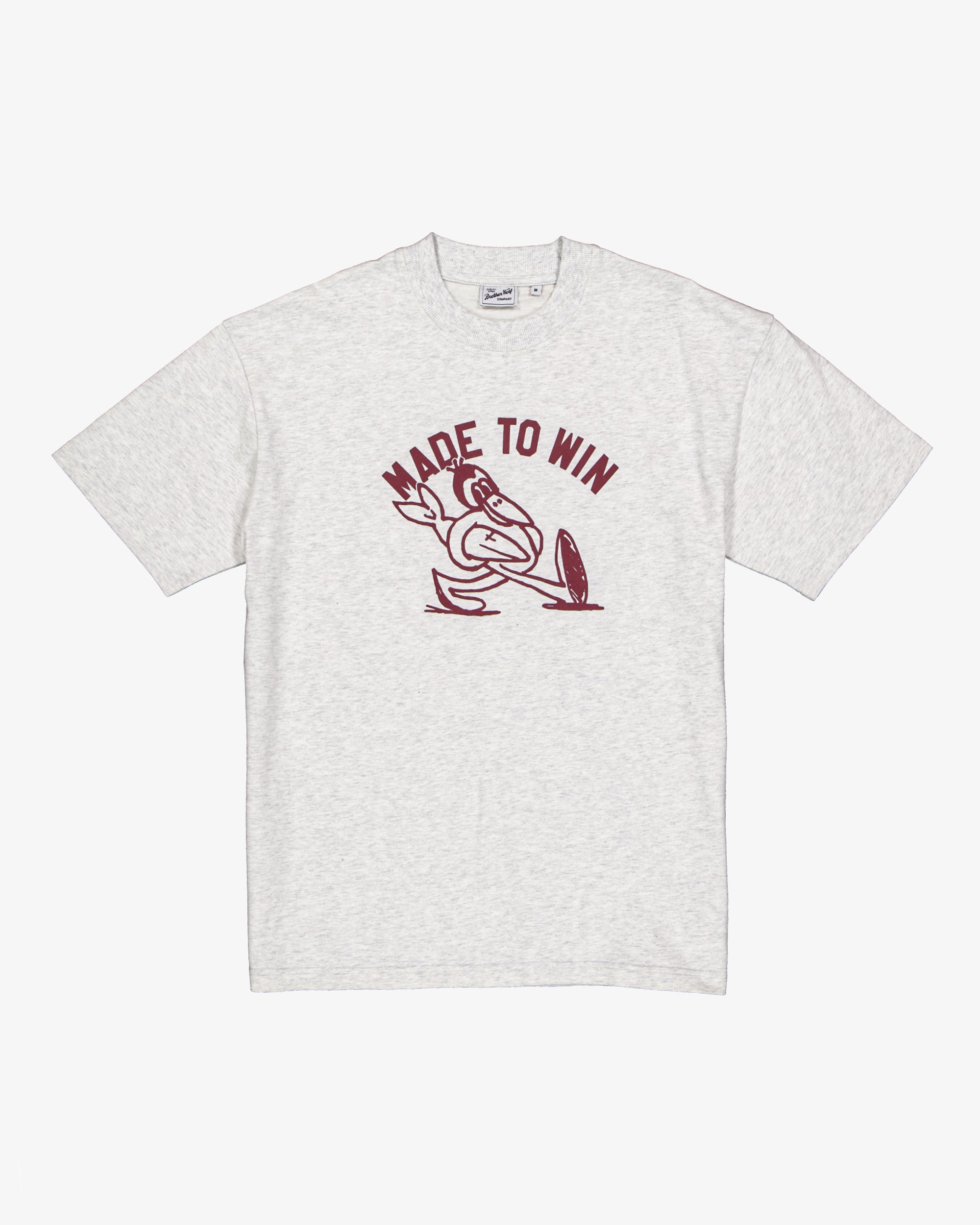 Oversized Tee - White Marle