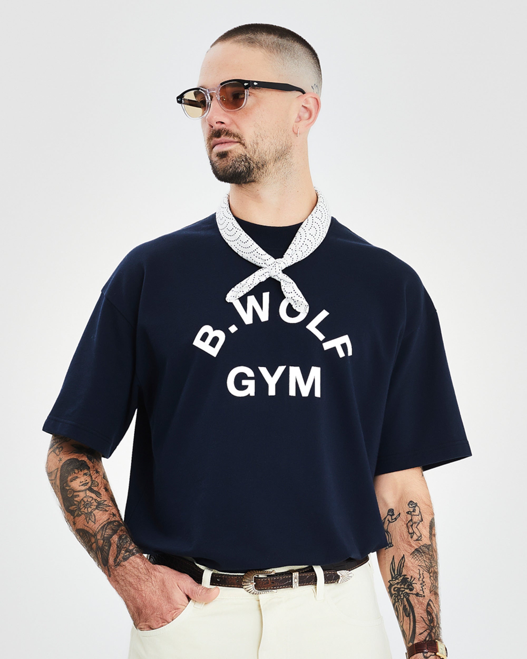 Oversized Tee - Navy