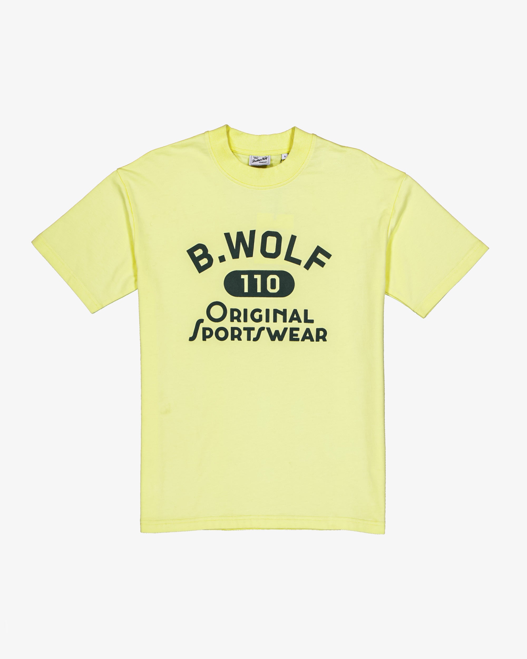 Oversized Tee (BWOLF 110  Print) - Yellow