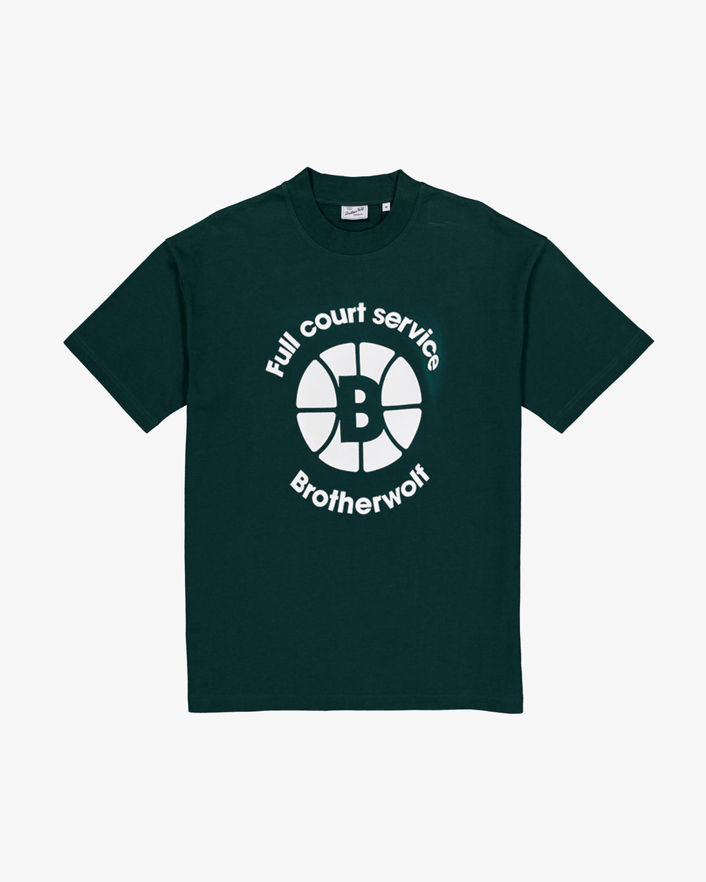 Oversized Tee (Full Court Service Print) - Green