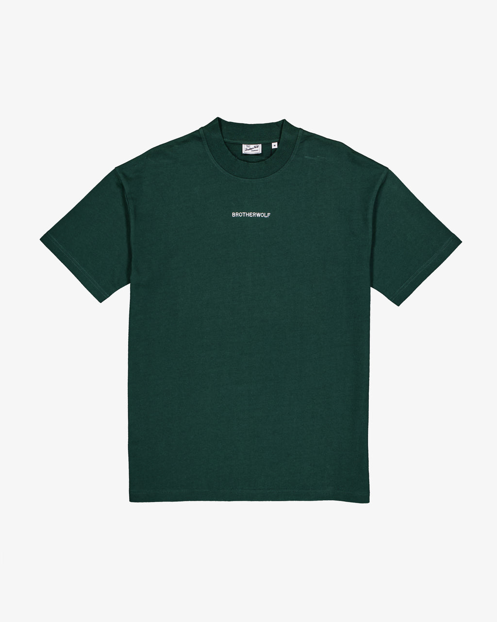 Oversized Tee (Signature BrotherWolf Embroidery)  - Bottle Green