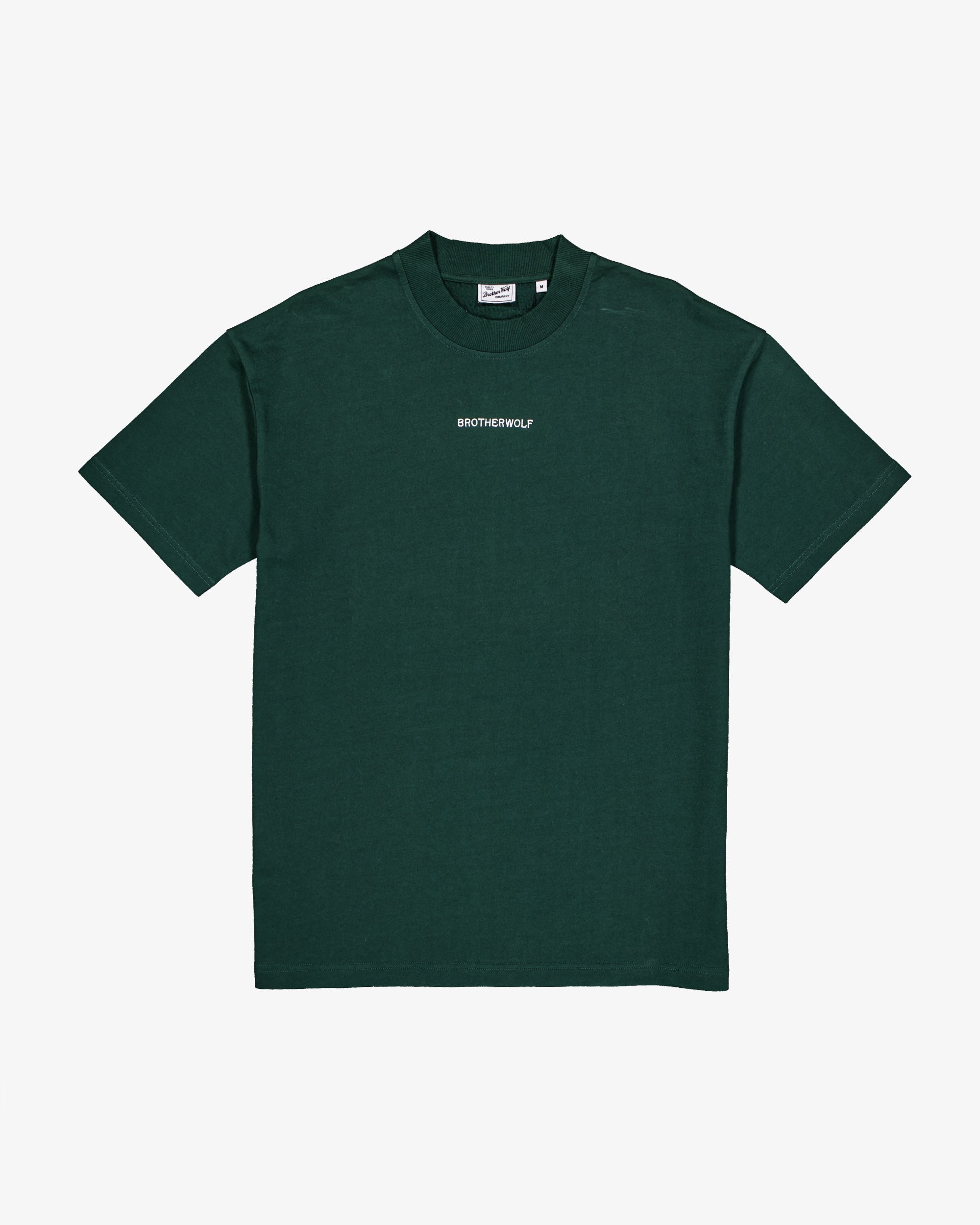 Oversized Tee (Signature BrotherWolf Embroidery)  - Bottle Green