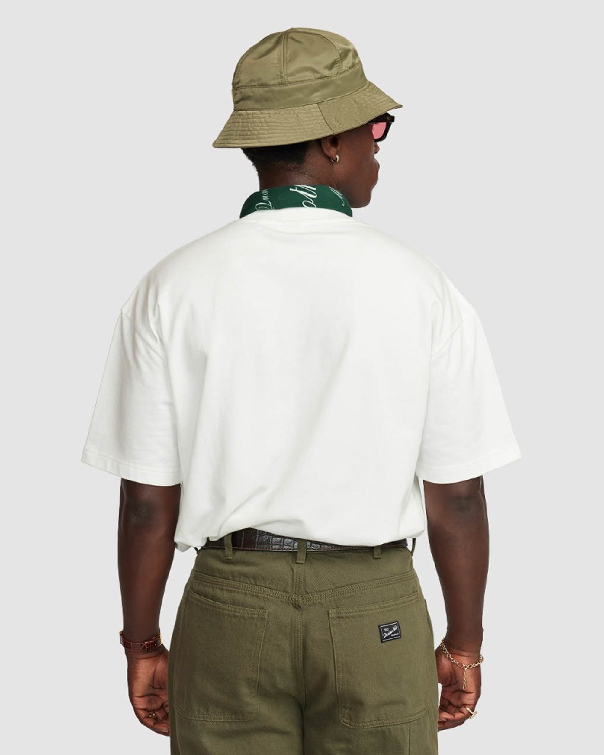 Oversized Tee (B Shamrock Flocking Print) - Off white
