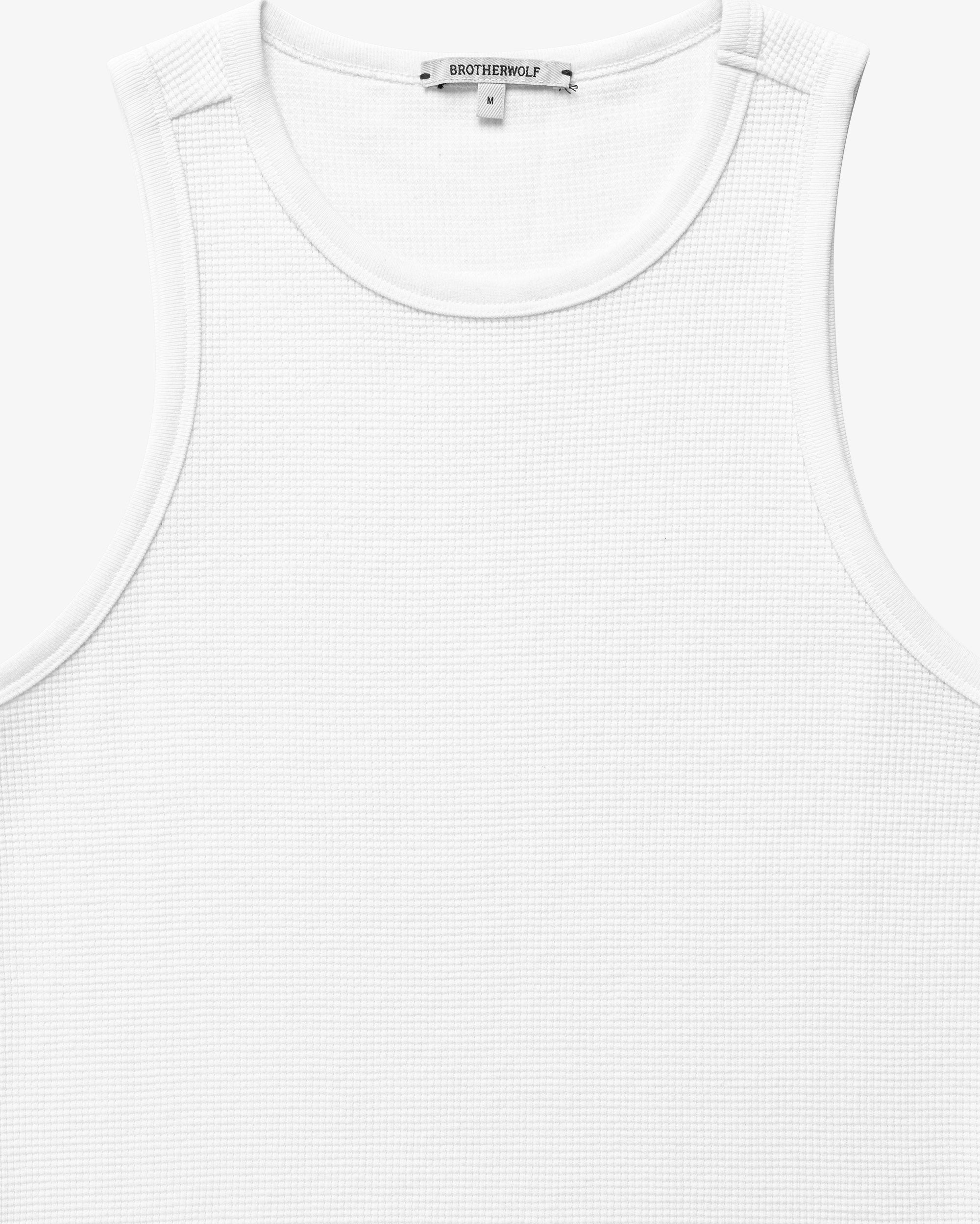 Perforated Tank - Off White