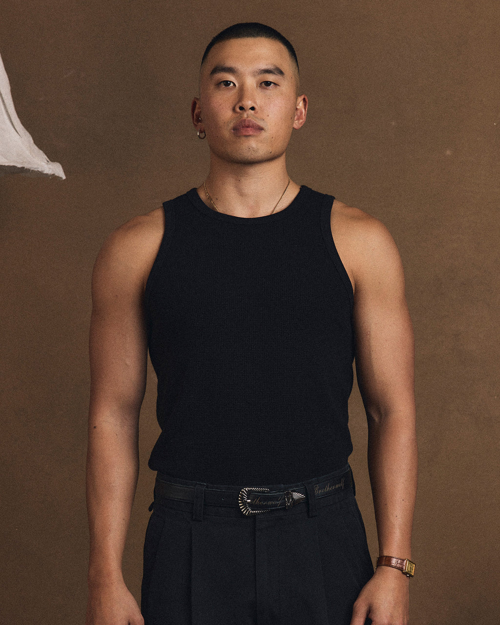 Perforated Tank - Black