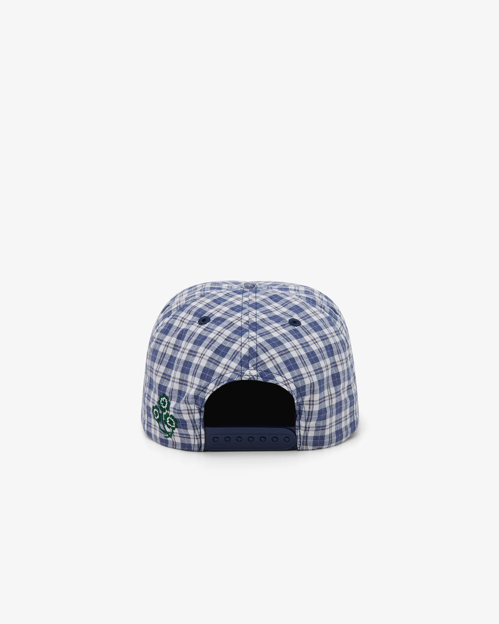 Brotherwolf Caddy Cap in tartan, back view