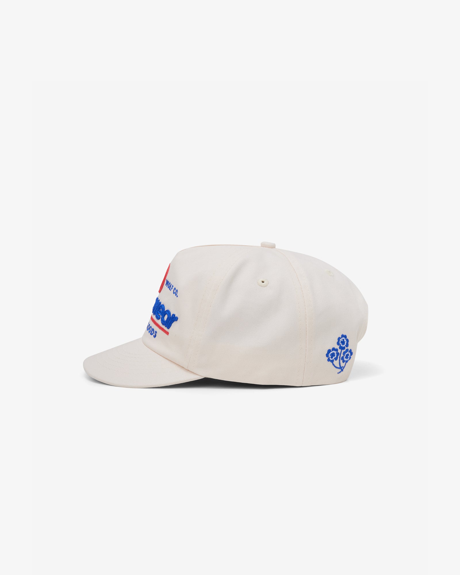 Brotherwolf Sportsmen Cap in off-white, side view