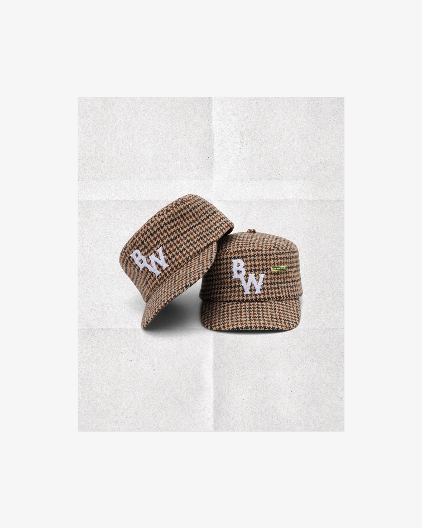 Brotherwolf Pillbox Cap pair, stacked