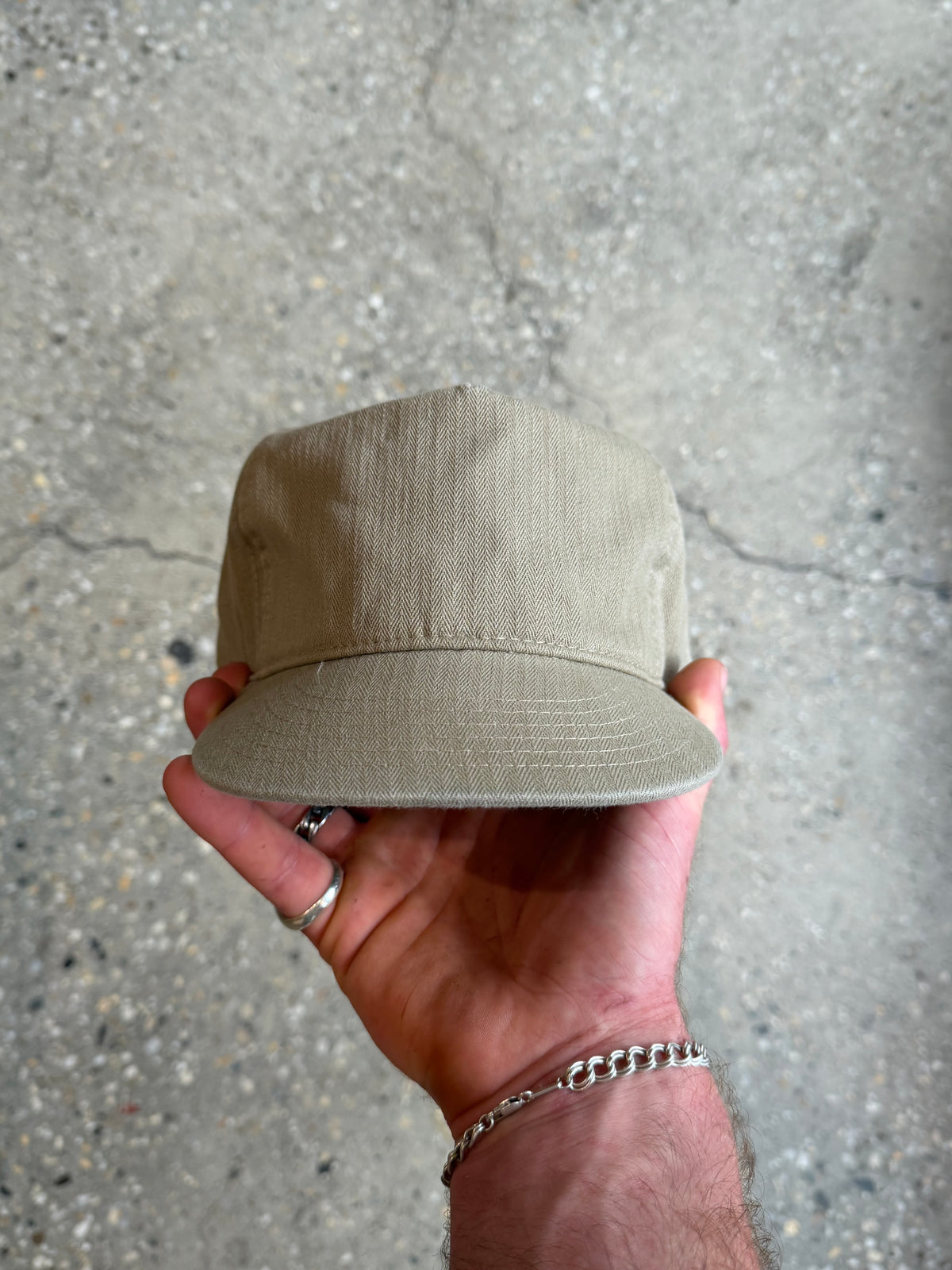 Plain Herringbone Cap