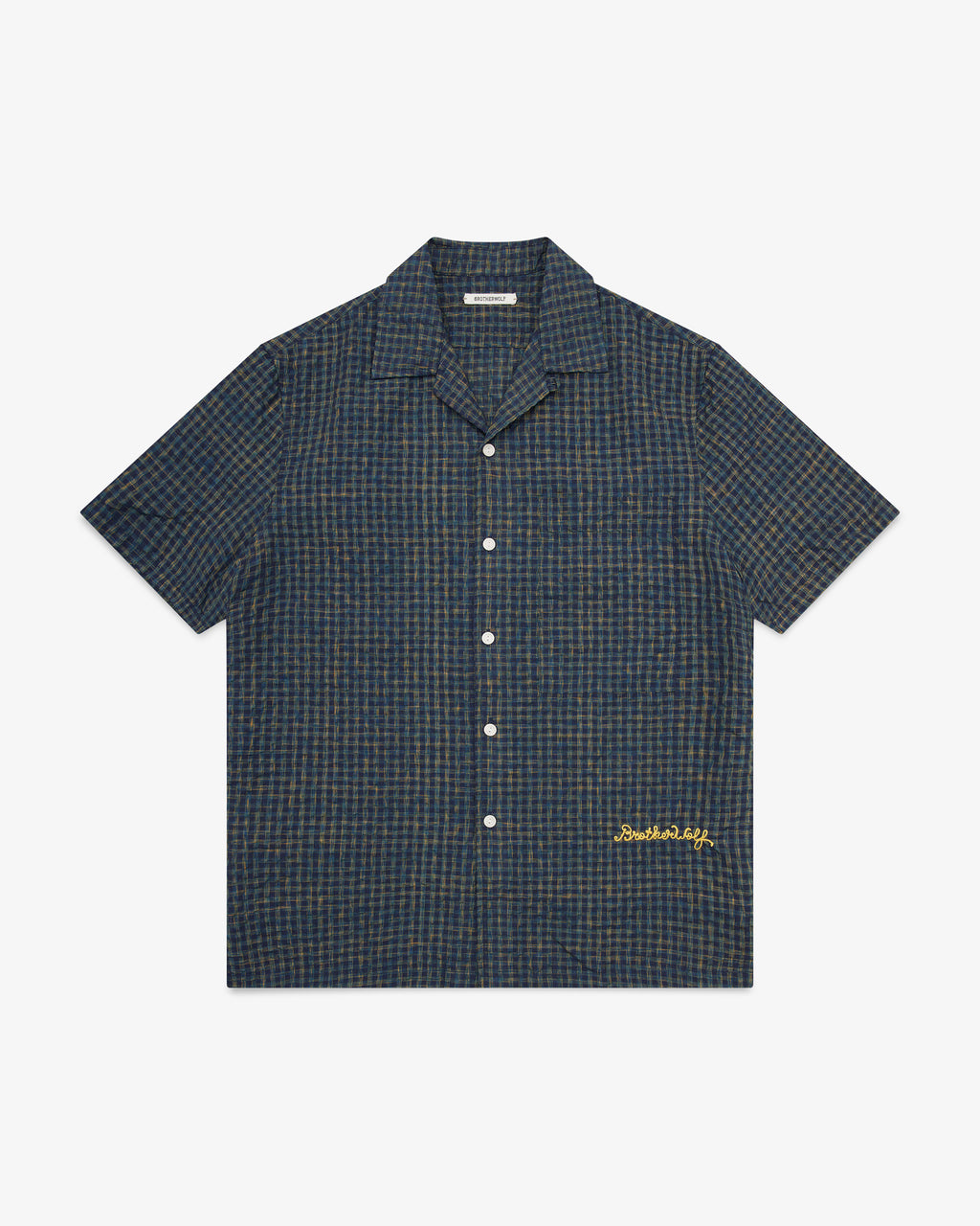 Check S/S Shirt - Navy